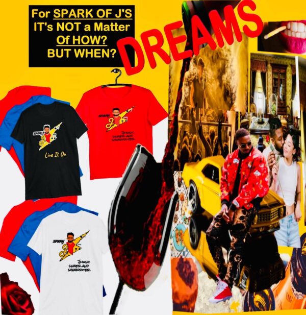 Spark of J t-shirt promotion advertisement
