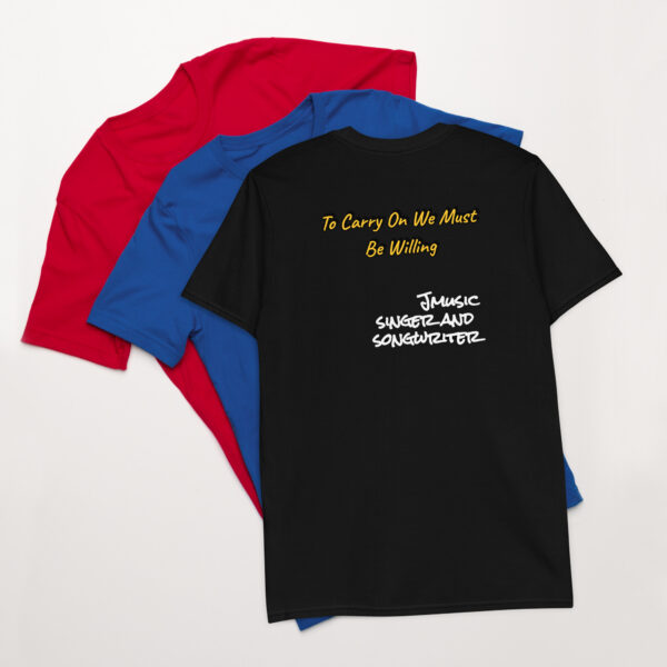 Jmusic Customizable Spark of J Branded Men and Women T-shirt- Black - Image 4