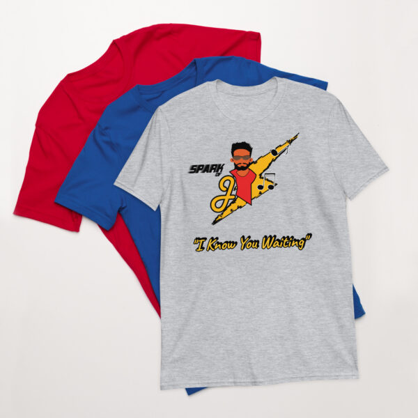 Jmusic Customizable Spark of J Branded Men and Women T-shirt - White and Grey - Image 3