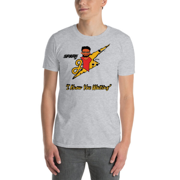 Jmusic Customizable Spark of J Branded Men and Women T-shirt - White and Grey - Image 6