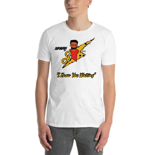 Jmusic Customizable Spark of J Branded Men and Women T-shirt - White and Grey - Image 9