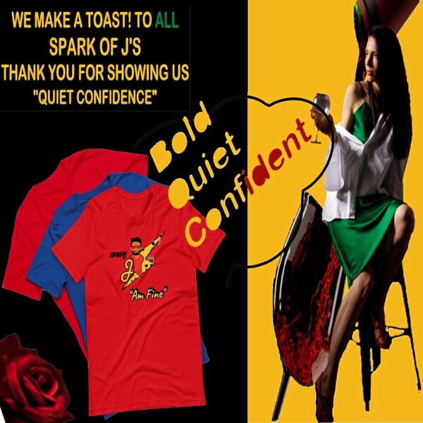 Spark of J t-shirt promotion advertisement - Jmusic Singer and Songwriter