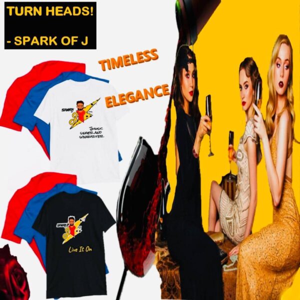 Spark of J t-shirt promotion advertisement