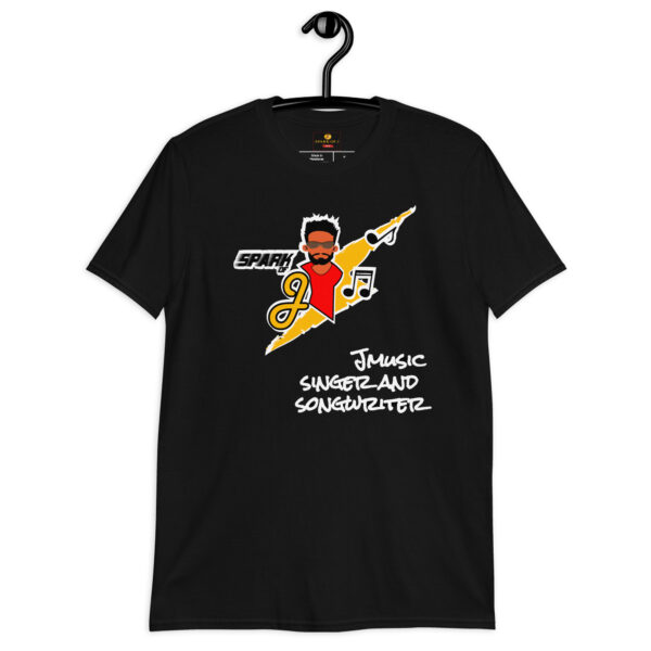 JMusic Spark of J Branded Men and Women T-shirt - Black - Image 4