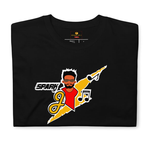 Jmusic Customizable Spark of J Branded Men and Women T-shirt- Black - Image 3