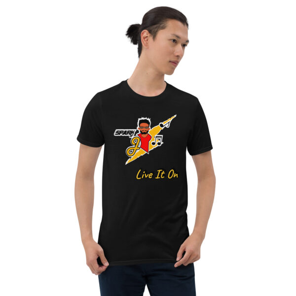 Jmusic Customizable Spark of J Branded Men and Women T-shirt- Black - Image 6