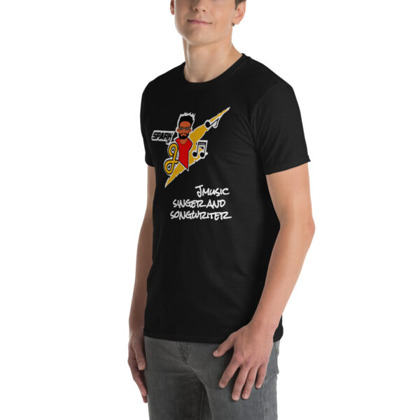 JMusic Spark of J Branded Men and Women T-shirt - Black - Image 15