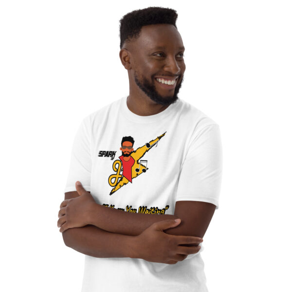 Jmusic Customizable Spark of J Branded Men and Women T-shirt - White and Grey - Image 15