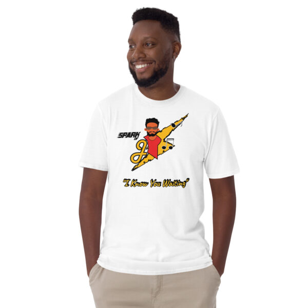 Jmusic Customizable Spark of J Branded Men and Women T-shirt - White and Grey - Image 2