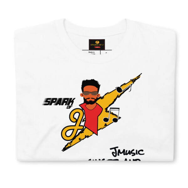 JMusic Spark of J Branded Men and Women T-shirt - White - Image 5