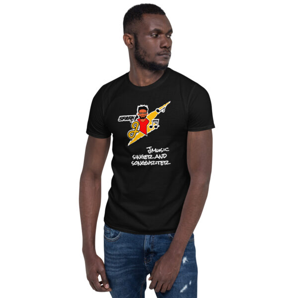 JMusic Spark of J Branded Men and Women T-shirt - Black - Image 8