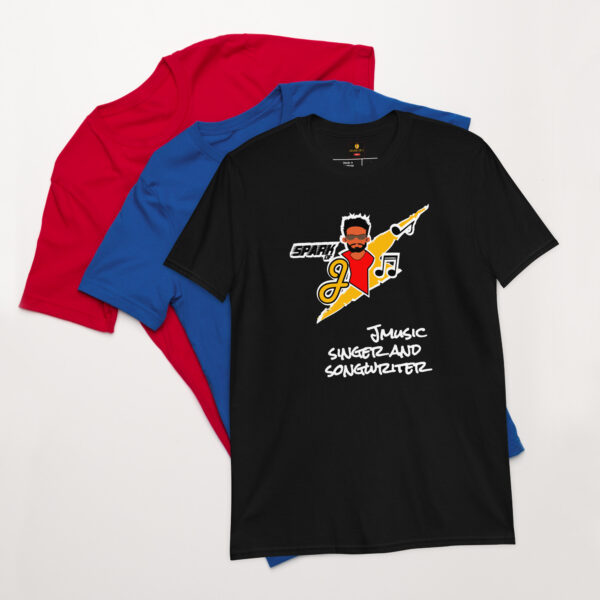 JMusic Spark of J Branded Men and Women T-shirt - Black - Image 9