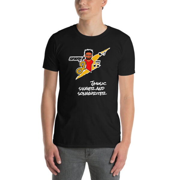 JMusic Spark of J Branded Men and Women T-shirt - Black - Image 16