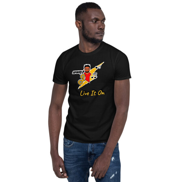 Jmusic Customizable Spark of J Branded Men and Women T-shirt- Black - Image 17