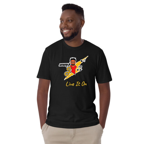 Jmusic Customizable Spark of J Branded Men and Women T-shirt- Black - Image 10