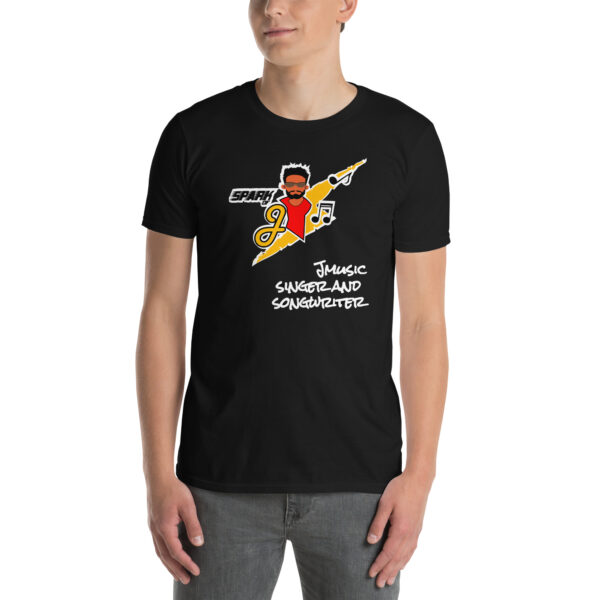 JMusic Spark of J Branded Men and Women T-shirt - Black - Image 16