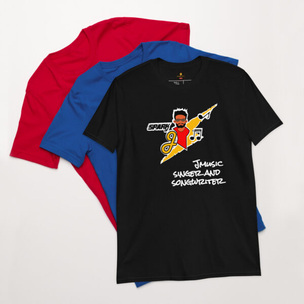 JMusic Spark of J Branded Men and Women T-shirt - Black - Image 10