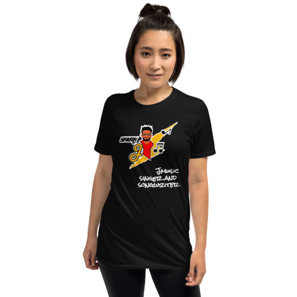 JMusic Spark of J Branded Men and Women T-shirt - Black - Image 17