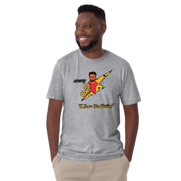 Jmusic Customizable Spark of J Branded Men and Women T-shirt - White and Grey - Image 12