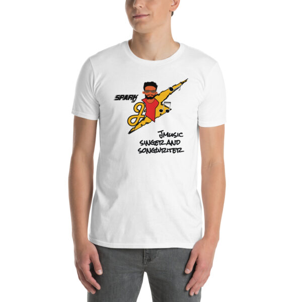 JMusic Spark of J Branded Men and Women T-shirt - White - Image 12