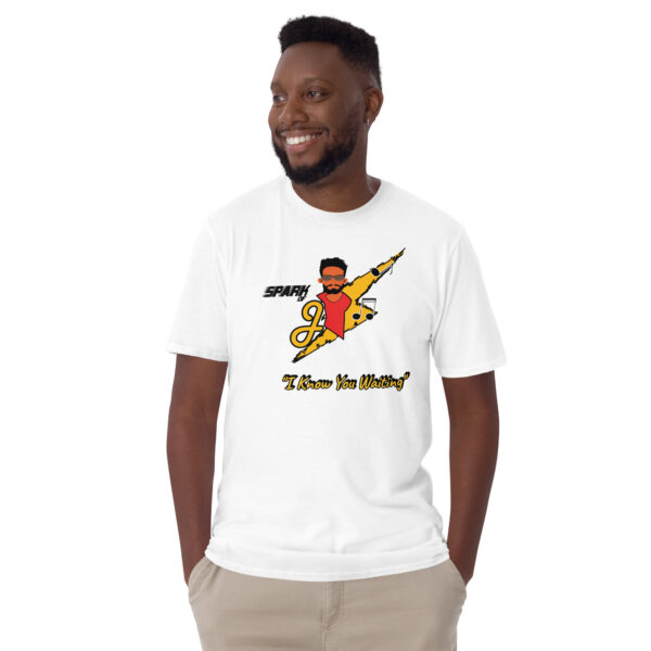 Jmusic Customizable Spark of J Branded Men and Women T-shirt - White and Grey - Image 9