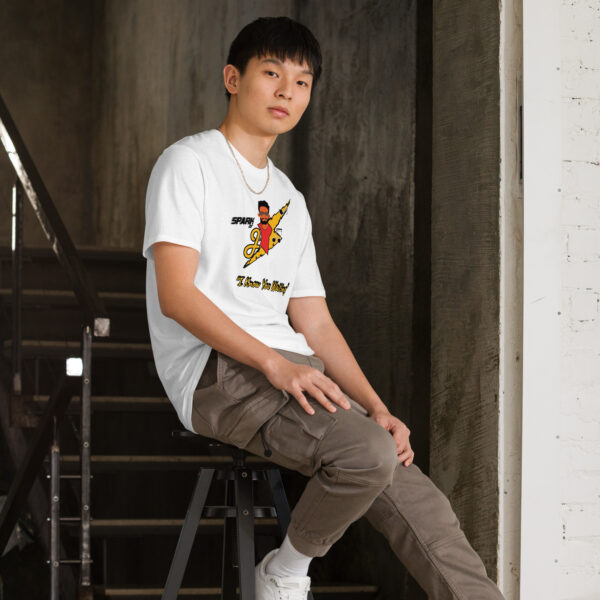 Jmusic Customizable Spark of J Branded Men and Women T-shirt - White and Grey - Image 3
