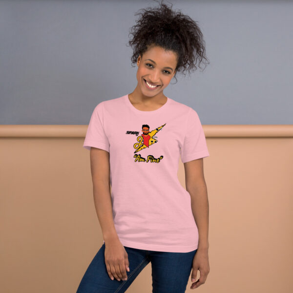 Jmusic Customizable Spark of J Branded Men and Women T-shirt - Red and Pink - Image 10