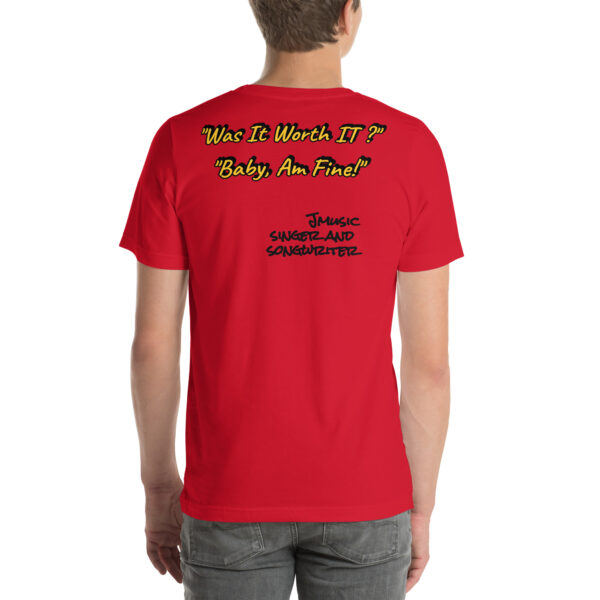 Jmusic Customizable Spark of J Branded Men and Women T-shirt - Red and Pink - Image 15