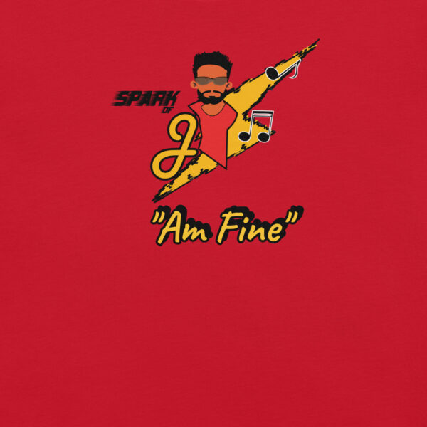 Jmusic Customizable Spark of J Branded Men and Women T-shirt - Red and Pink - Image 3