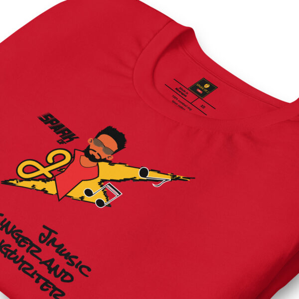 JMusic Spark of J Branded Men and Women T-shirt - Red - Image 5